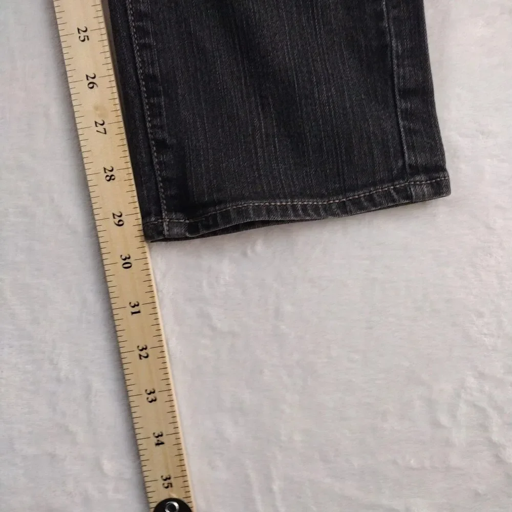 Calvin Klein Skinny Jeans‎ Women Size 27/14 Black Straight Leg